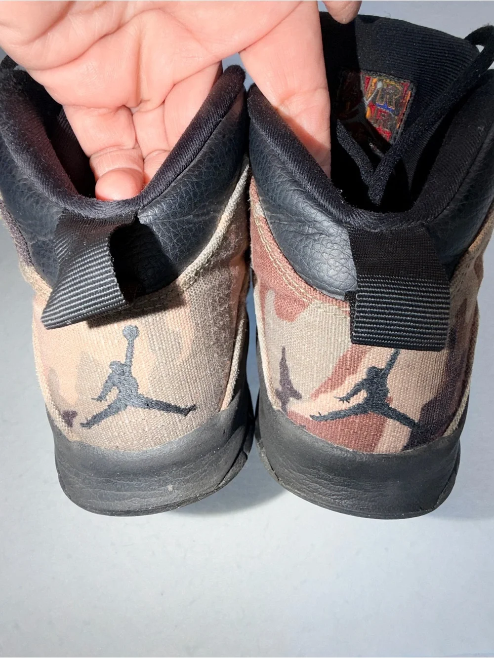Air Jordan 10 retro Woodland Camo High-Top Sneaker